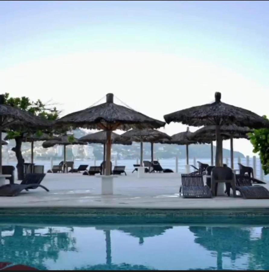 Suite En Torres Gemelas A Pie De Playa 611 Acapulco Exteriör bild