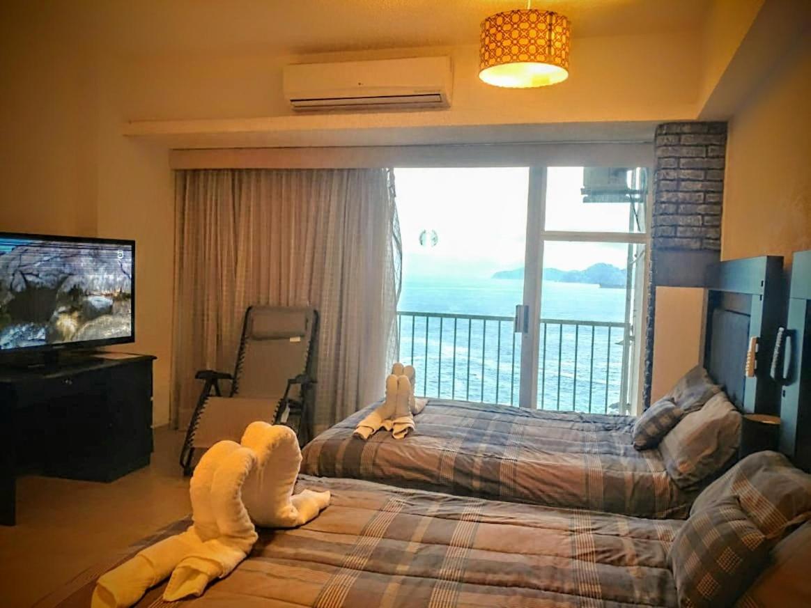 Suite En Torres Gemelas A Pie De Playa 611 Acapulco Exteriör bild