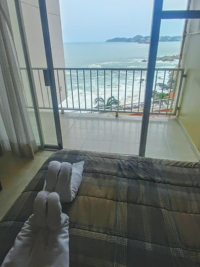 Suite En Torres Gemelas A Pie De Playa 611 Acapulco Exteriör bild